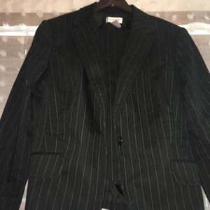 Black jacket and pants